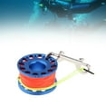 thumbnail image 6 of Baoblaze Scuba Diving Reel Wreck Cave Finger Spool Wreck Scuba Diving Tech Spool Reel with Double Ended Bolt Snap Clip for Diving, 6 of 8