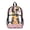Donut Giraffe Sweet Treat, variant on ZIATUBLES Clear Backpack, Heavy Duty Fabric & PVC Transparent Bookbag with Cool Dalmatian Tropical Drink Print, Large Capacity See Through Backpack for School College Work Travel Security