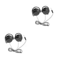 thumbnail image 2 of Kearding Auricular con cable Auricular Auricular para teléfono móvil Negro 2piezas, 2 of 6