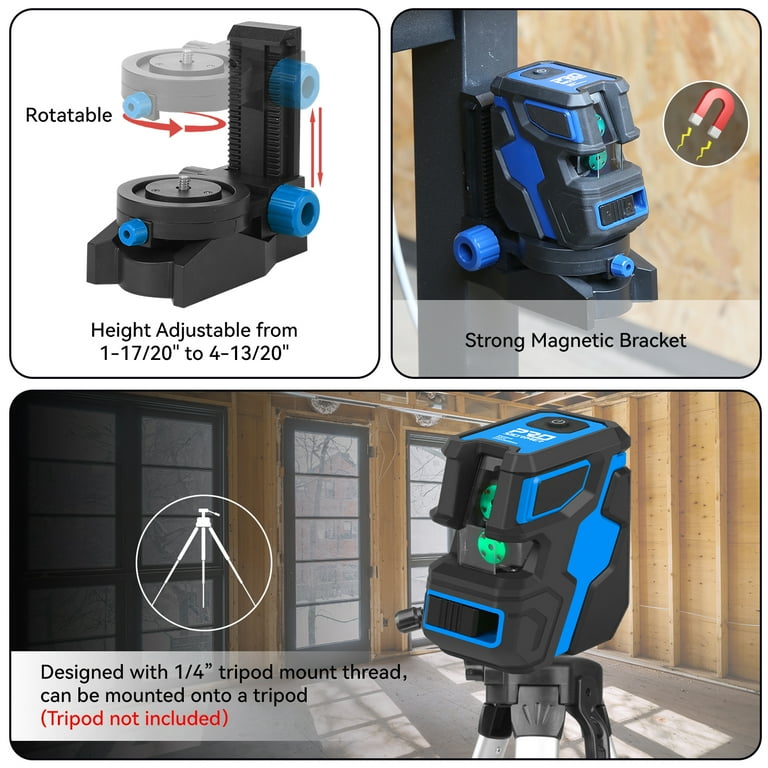 Laser Level Self Leveling PROSTORMER Horizontal and Vertical
