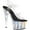 Clear/Silver Hologram Inserts Synthetic, variant on Women's Pleaser Adore 708HGI Ankle Strap Sandal