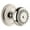 White, variant on Grandeur Cirpar_Prv_238 Circulaire Solid Brass Rose Privacy Door Knob Set - Bronze