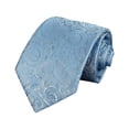 thumbnail image 3 of Ahabrexf Men's Fashion Slim Satin Tie,Solid Color Various Colors Polyester Necktie, 3 of 3