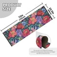 thumbnail image 5 of Yayeee Runner Rug for Bedroom 2'x6' Machine Washable Hallway Non Slip Mat, Serene Floral Pattern, 5 of 8