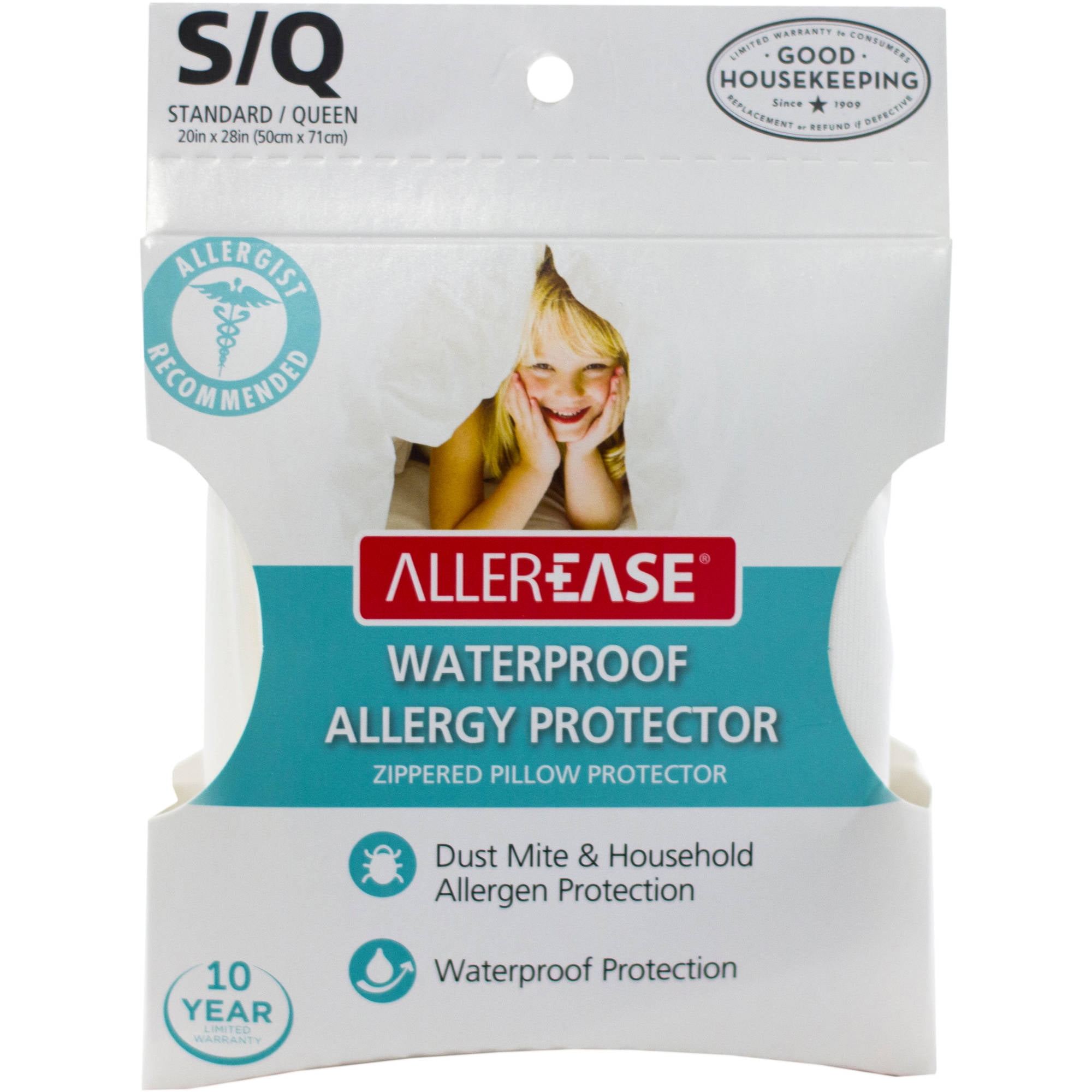 allerease s/q cover pillow maximum Territory Pillow at Protectors Home
