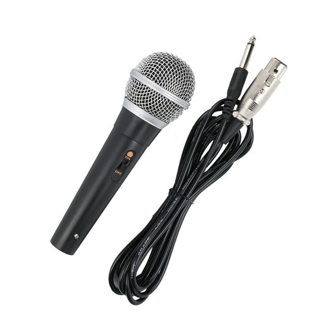 Rdeghly Vocal Dynamic Microphone,Wired Handheld Microphone,XLR Microphone With XLR To 1/4 Inch Cable Audio Connection Handheld Microphone Suitable For Stage Karaoke Singing And Recording