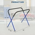 thumbnail image 2 of Mescukay Folding Work Stand, 750 LBS Capacity Work Stand for Bumpers, Fenders, Doors, Hoods Works, Portable Work Bench for Garage, Shop, 2 of 7