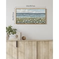 thumbnail image 3 of Drsoum Vintage Landscape Wall Art Coastal Wildflower Field Wall Prints Classic Retro Farmhouse Rustic Decorations for Living Room Bedroom 8x16in Natural Framed, 3 of 6