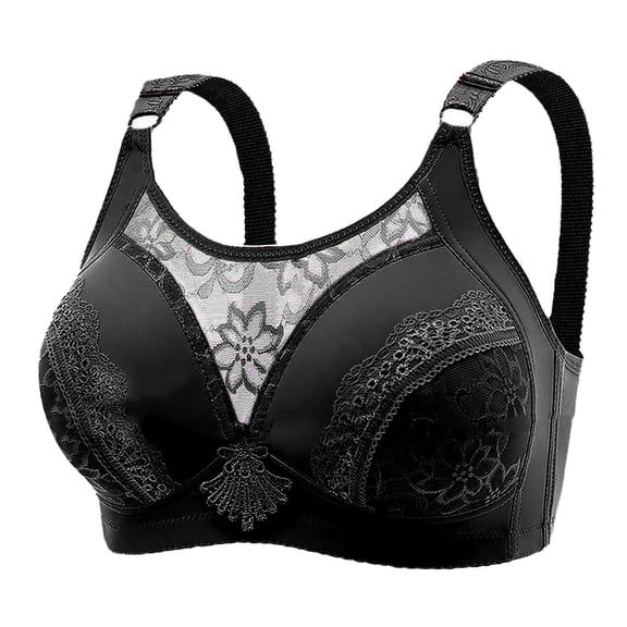 WCJM Up To 50% Off Bra Longline Zeal Bras Nylon,Spandex Bra Black,40
