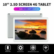 HD 10.1" Android 9.0 Tablet PC Ten-Core With the 2.5d curved FHD screen,supported sim card surf the web using 4g/3g/2g