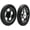 Set of 2, variant on 12 1/2 x 2 1/4 Electric Rear Wheelchair Wheel Assembly, 62-203 12x2.25/2.50 Solid Tire with Wheel Hub 4PR – Replacement for Wheelchair Walker Scooter Transport Chair Mobility (Set of 2)