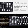 thumbnail image 2 of DMX Controller with LED Display,192 Channels Dmx512 Console,Stage Lighting Console Controller Panel,for Djs Bands,Bars,Family Party,Wedding, 2 of 5