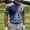 Blue, variant on Mens Polo Shirts Collared Golf Summer Graphic Short Sleeve Casual Polo Purple Shirts for Men Size 2XL