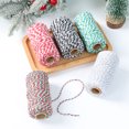 thumbnail image 4 of Cordones navideños de algodón, hilo Rop, decoración navideña para el hogar, regalos de Año Nuevo 2024, decoración, embalaje artesanal, regalo, 4 of 5