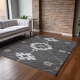 thumbnail image 6 of Addison Rugs Mayfield Washable Transitional Open Field,ornate Gray Rectangle Rug, 8' x 10', 6 of 6