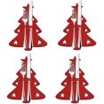 thumbnail image 1 of 4pcs Christmas Tree Cutlery Bag, Cutlery Bag Cutlery Holder, Unique Exquisite Cutlery Holder Organizer Best For Party Table, Christmas Dinner Decorati, 1 of 5