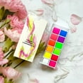 thumbnail image 4 of JZROCKER Watercolor Paints Set Fluorescent Color Artist Art Set for Painting, 4 of 11