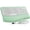Green, variant on Ergonomic Wireless Keyboard and Mouse Combo, Leather Cushioned Palm Rest, Wave Keys, Silent Typing, 2.4G Lag-Free-Wagpak