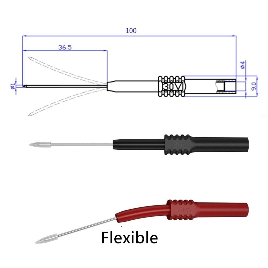 CEORPER Multimeter Test Leads with Tweezer Test Leads Set for Digital Multimeter Testing