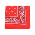 thumbnail image 1 of Mechaly Extra Large Quality Polyester Paisley Print Bandana 27 x 27 Inches, 1 of 2