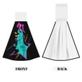 thumbnail image 2 of Disketp Rex Dinosaur With Sunglasses Hanging Kitchen Towel Tie Towels Tea Bar Dish Cloths Dry Towel for Laundry Room Decor (18*14in), 2 of 7
