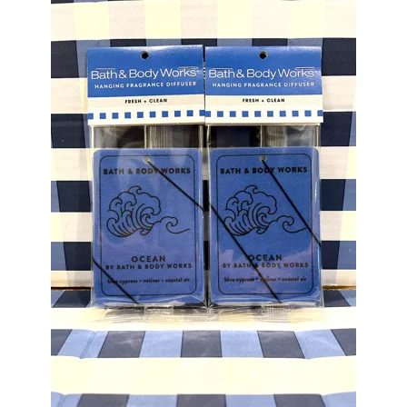 2 Pack Bath & Body Works Hanging Fragrance Diffuser - Ocean