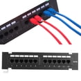thumbnail image 4 of CAT5E Wall-Mountable Rack CAT5E Cable Rack, 12Port Cable Rack, Screw For Ethernet Connections  Industry ANGGREK 12Port Cable Rack, 4 of 8