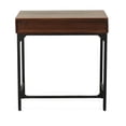 thumbnail image 4 of Carolina Classics Raleigh Rustic Top RTA Writing Desk in Chestnut/Black, 4 of 8