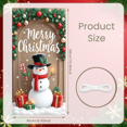 thumbnail image 4 of Festive Snowman Christmas Holiday Decoration Decorative Banner for Winter Celebration Home Party Event, 4 of 9