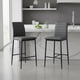 thumbnail image 1 of Set of 2 Bancos Alto con Respaldo y Reposapié, Color Gris HOMEMAKE FURNITURE Moderno, 1 of 7
