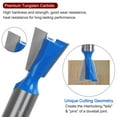 thumbnail image 4 of Uxcell 1/2" Shank 3/4" Dia Tungsten Carbide Dovetail Joint Bit Dovetail Router Bit for Wood, 4 of 6