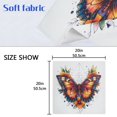 thumbnail image 5 of Napkin Satin Napkin 20*20Inchx6 Kitchen Towel Dinner Plate Towel Decorative Towel Napkin Tea Towel Suitable For Kitchen Table Cool Colored Butterfly, 5 of 8