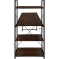 thumbnail image 3 of Escritorio Minimalista Houzer  Metalico Oficina Chocolate, 3 of 6