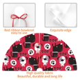 thumbnail image 4 of Rateoe Cute Dog Print Christmas Tree Skirt 30" for Xmas Holiday New Year Party Circle Tree Mat Ornaments Decoration, 4 of 7
