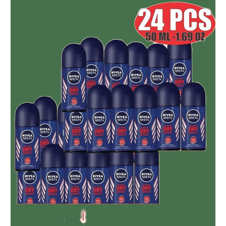 NIVEA Men Dry Impact Anti-Persipriant Deodorant 72 Hours Bulk Pack