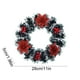 thumbnail image 3 of Artificial Winter Wreath Christmas Wreath Artificial Hanging Wreath Suitable For Front Door Fireplace Stair Railing Christmas Party Decoration, 3 of 6