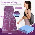 thumbnail image 5 of Avoalre Yoga Mat, Foldable 72" x 24" x 1/5" Double Sided Non-Slip Mat with Bag, Thick Yoga Mat for Workout Fitness Pilates Stretching, 5 of 11