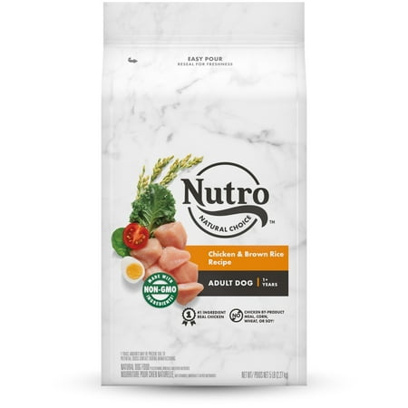 UPC: 0079105116466 | Nutro Natural Choice Chicken and Brown Rice Recipe Dry Dog Food  5 lb Bag