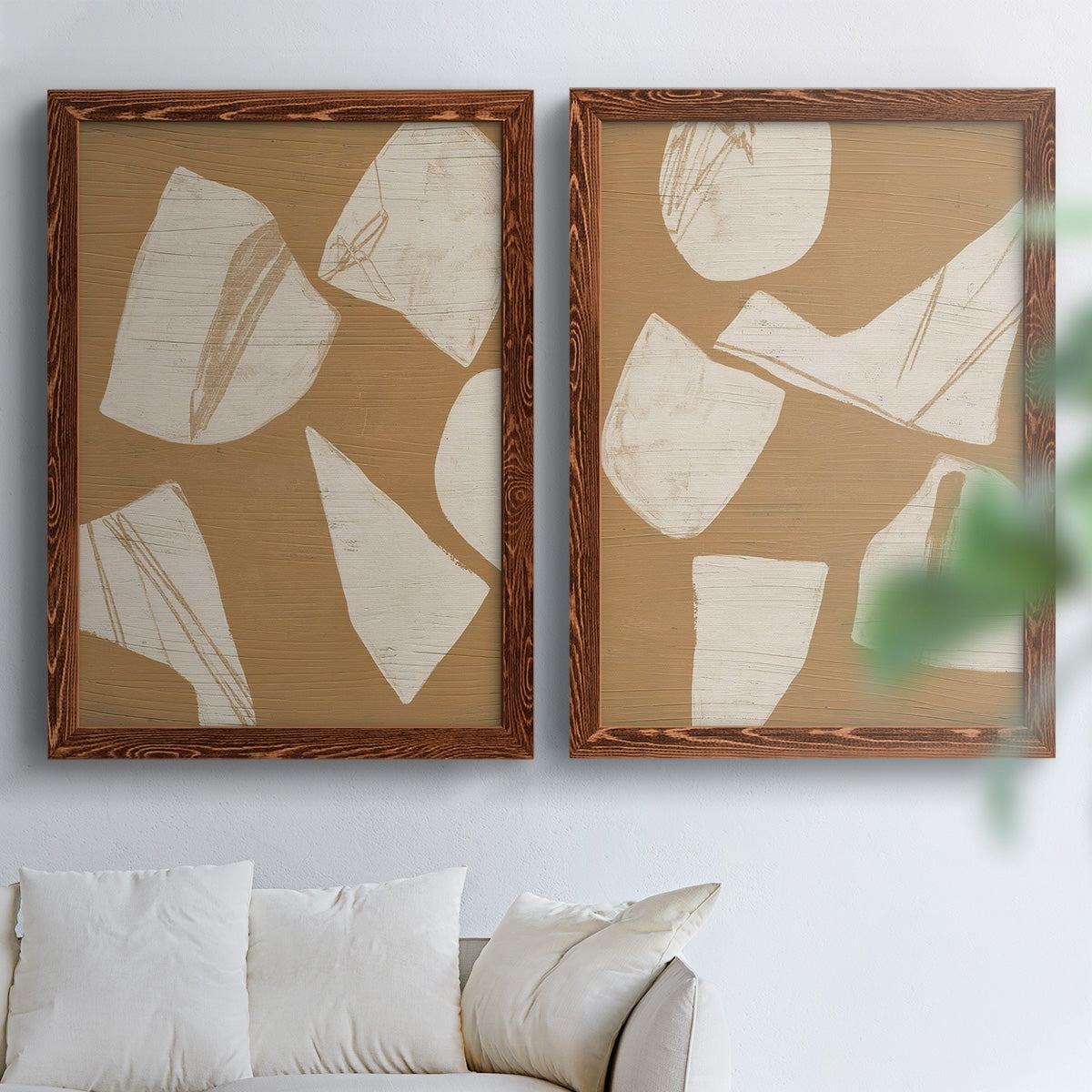 Piecemeal I - Premium Framed Canvas 2 Piece Set - Ready to Hang