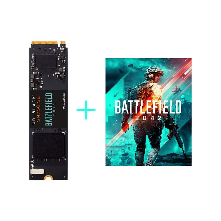 WD_BLACK 500GB SN750 SE NVMe SSD with Battlefield 2042 Game Code