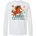 thumbnail image 3 of Inktastic 2026 Year of the Horse Chinese Zodiac Celebration Long Sleeve T-Shirt, 3 of 5