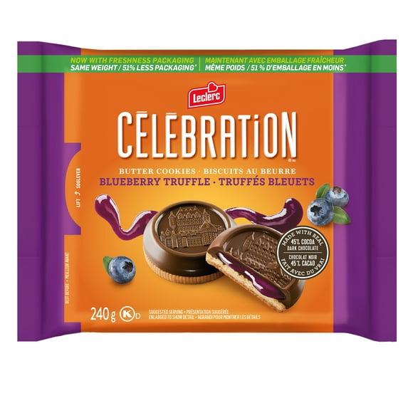 CELEBRATION DARK CHOCOLATE BLUEBERRY TRUFFLE