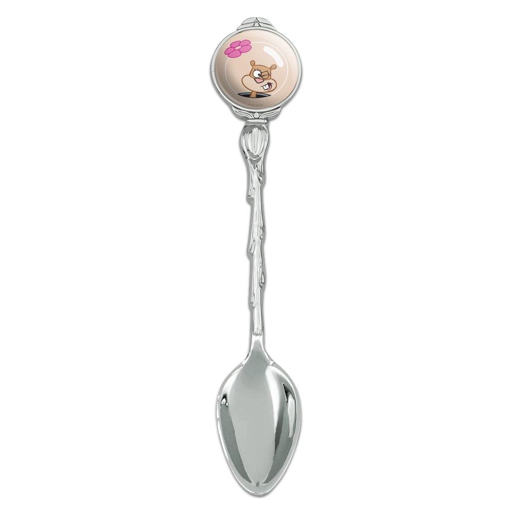 SpongeBob Sandy Wink Face Novelty Collectible Demitasse Tea Coffee Spoon