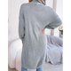 thumbnail image 3 of Women's Open Front Knit Coat, Dropped Shoulder Sleeves Casual Loose All Match Women's Cardigan Knit Coat For Home ANGGREK Otros, 3 of 6