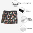 thumbnail image 3 of Honeii Autumn Fox Owl Men's Underwear Boxer Briefs Pack, ComfortSoft Boxer Brief for Men, Moisture-Wicking Breathable-Medium, 3 of 5