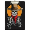 thumbnail image 1 of FMSHPON Wild West Cowboy Clipboard Hardboard Wood Nursing Clip Board and Pull for Standard A4 Letter 13x9 inches, 1 of 6
