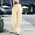 thumbnail image 5 of Womens Sweatpants Wide Leg High Waisted Drawstring Baggy Joggers with Pockets Outdoor Athletic Lounge Pants​​ Vacation Homewear Soft Cozy Lightweight Jogging Workout Hiking Sweat Pants Women​​, 5 of 6