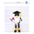 thumbnail image 4 of Seyurigaoka Graduation Gnome Decoration Scandinavian Nisse Dolls with Long Legs, 4 of 9