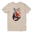 thumbnail image 2 of Marvel Spider-Man Web Slinging Vintage Men's T Shirt (Sand, S-XXXL), 2 of 4