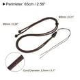 thumbnail image 2 of Unique Bargains Jade Ropes Nylon Cord Necklace Holder Strings Emerald Rope, Brown 5 Pack, 2 of 6